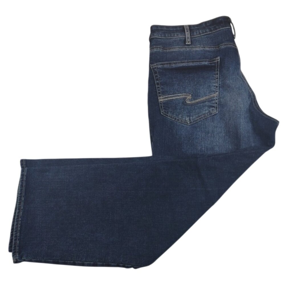 Silver Jeans Men's Gordie Size 38x31 Loose Straight Leg Med Wash Blue Denim - Picture 6 of 11
